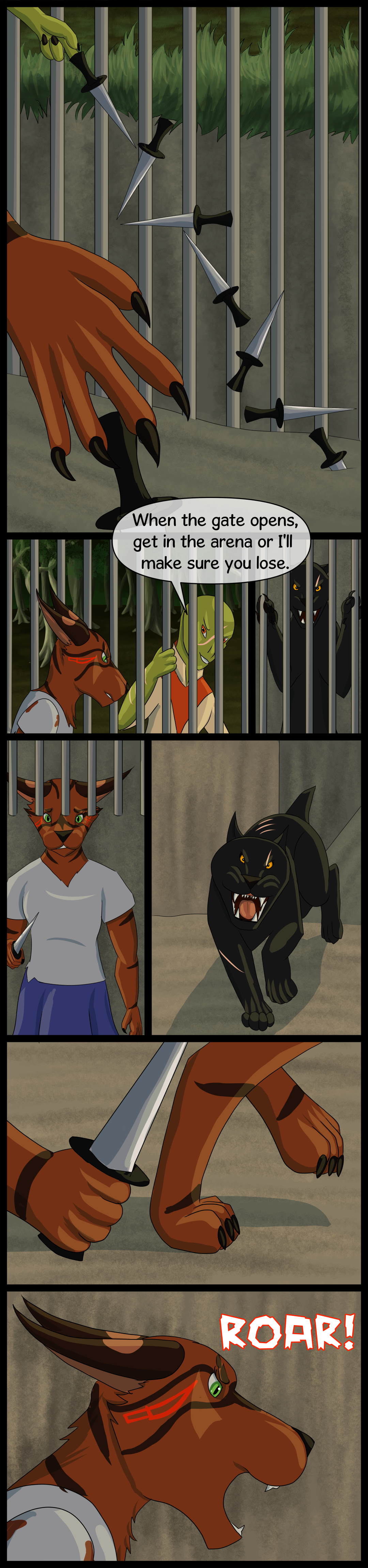 Roar! panel 1